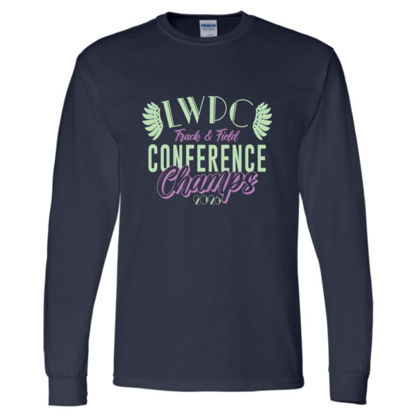 LWPC Conference Champs 2026 - DryBlend® 50/50 Long Sleeve T-Shirt Thumbnail