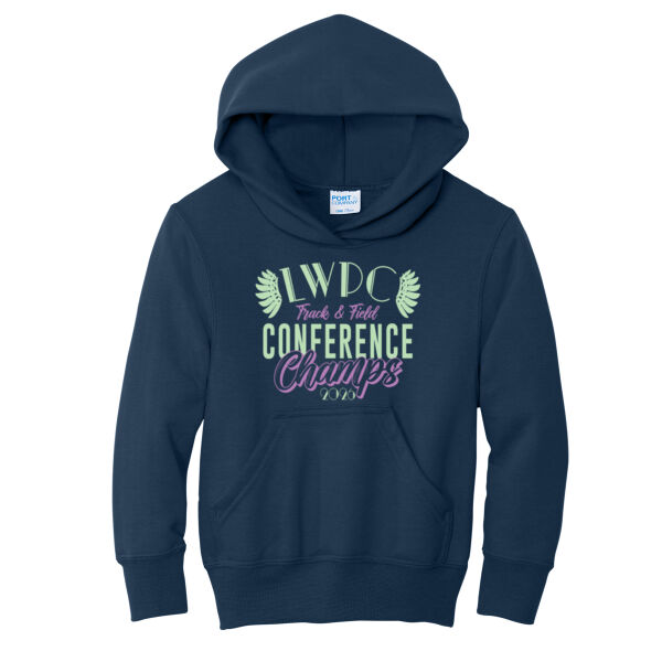 LWPC Conference Champs 2026 - Youth Core Fleece Pullover Hooded Sweatshirt Thumbnail